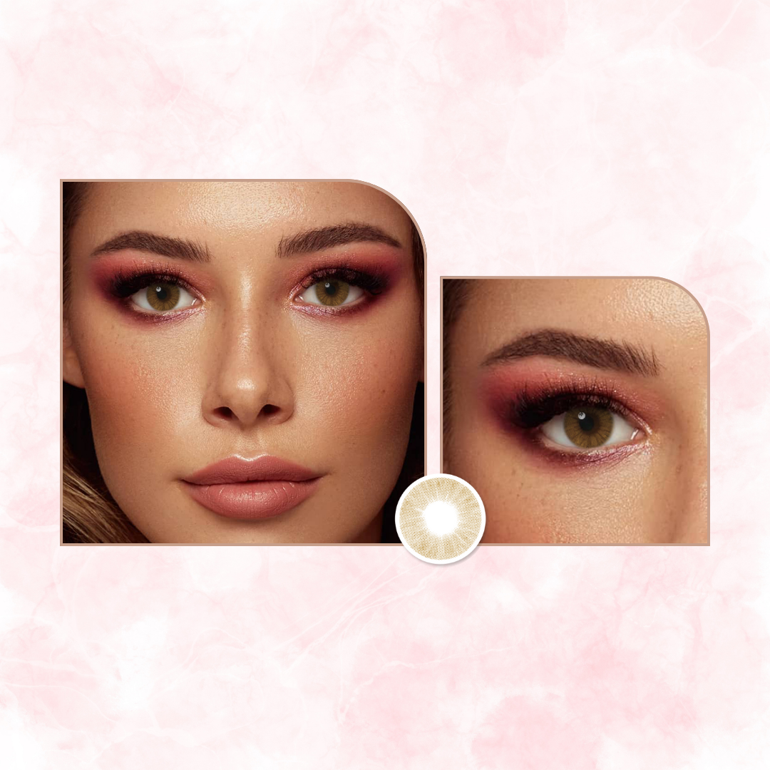 Veni Ocre color contact lens VC-17